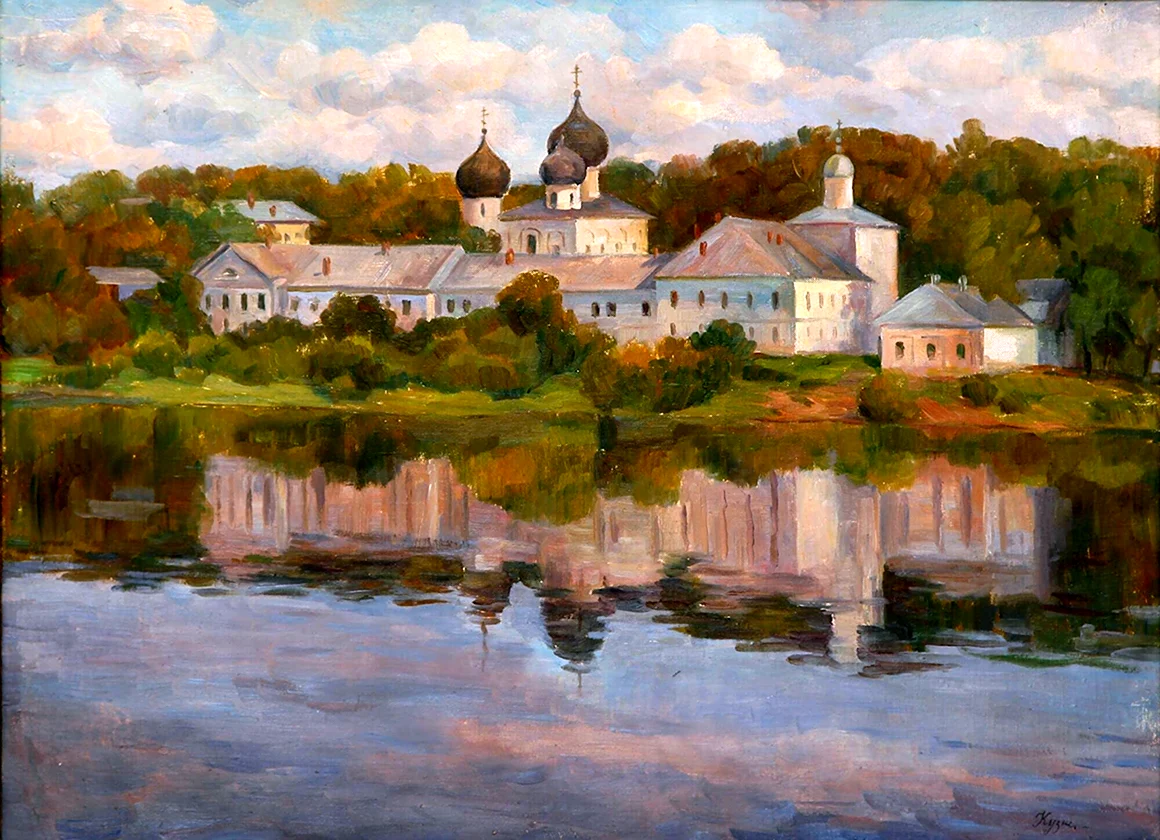 Василий переплётчиков картина Сийский монастырь
