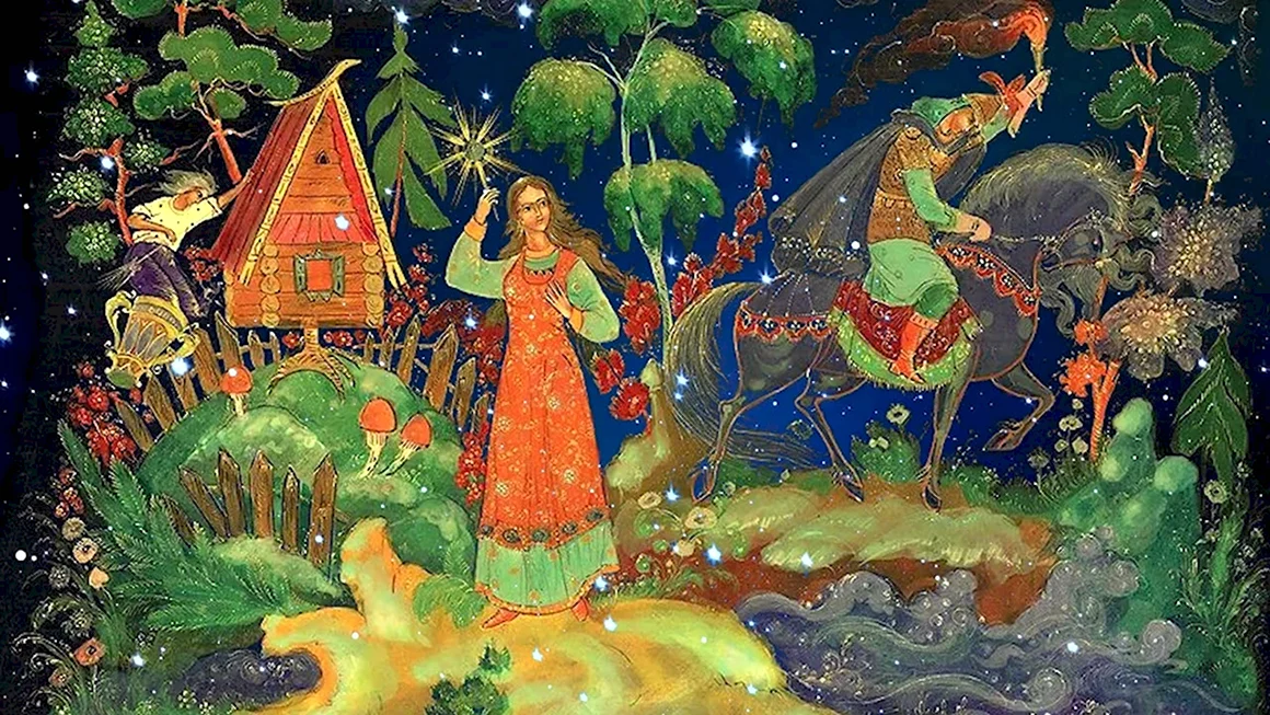 Василиса прекрасная Палех