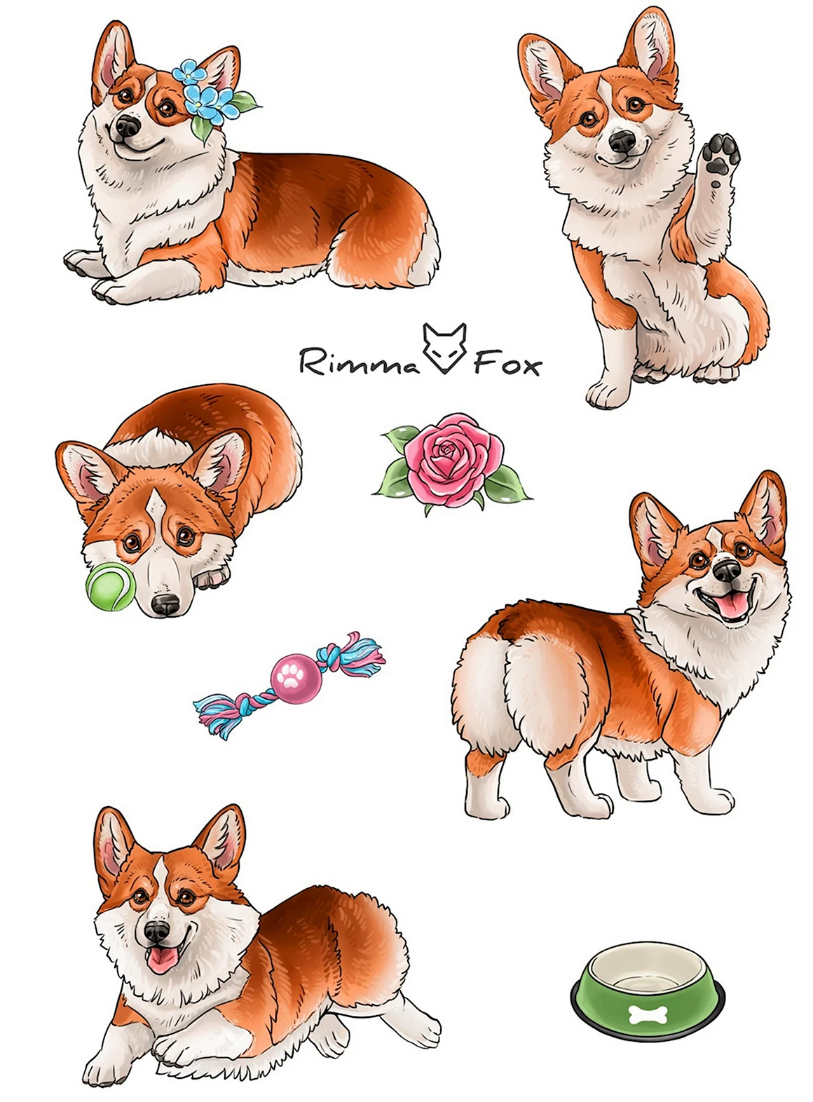 Вельш корги референс
