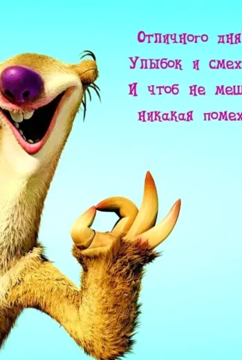 Веселые пожелания хорошего дня