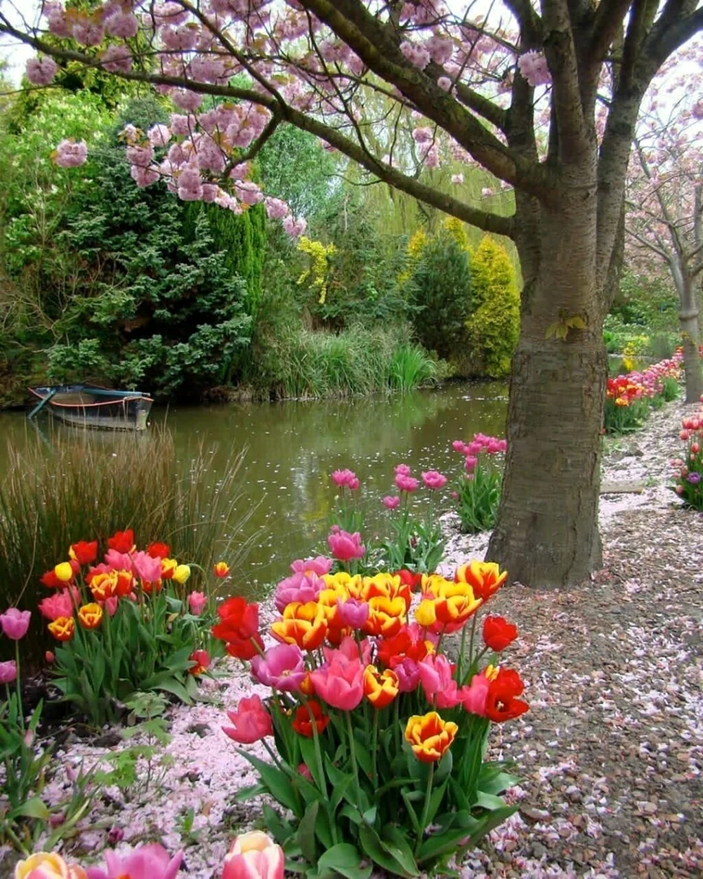 Весенний сад Spring Topiary Garden