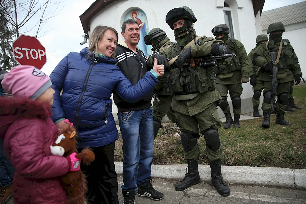 Вежливые люди в Крыму 2014