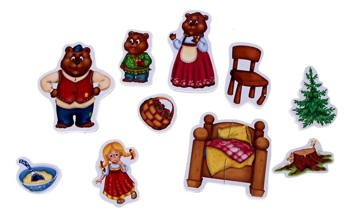 Vladi Toys магнитный театр три медведя