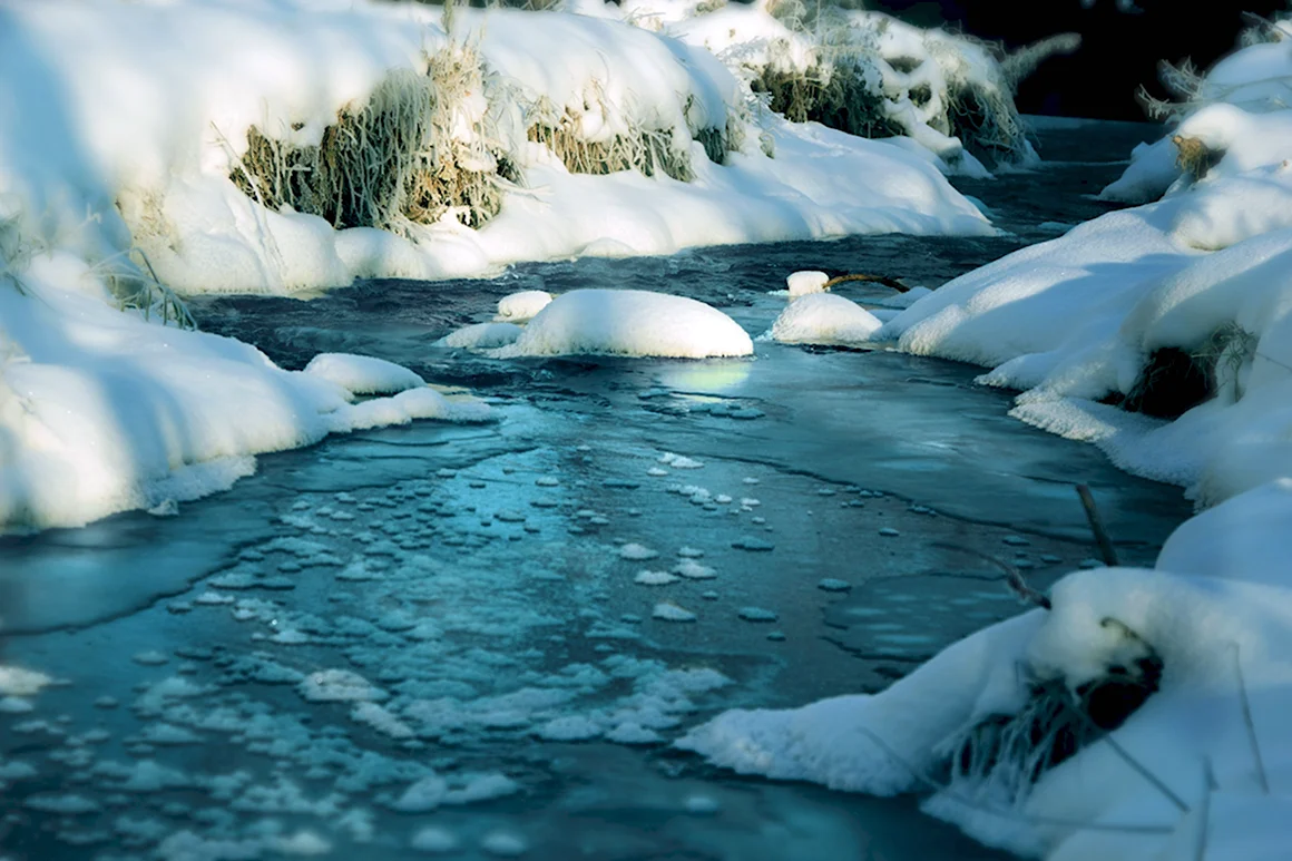 Вода зимой