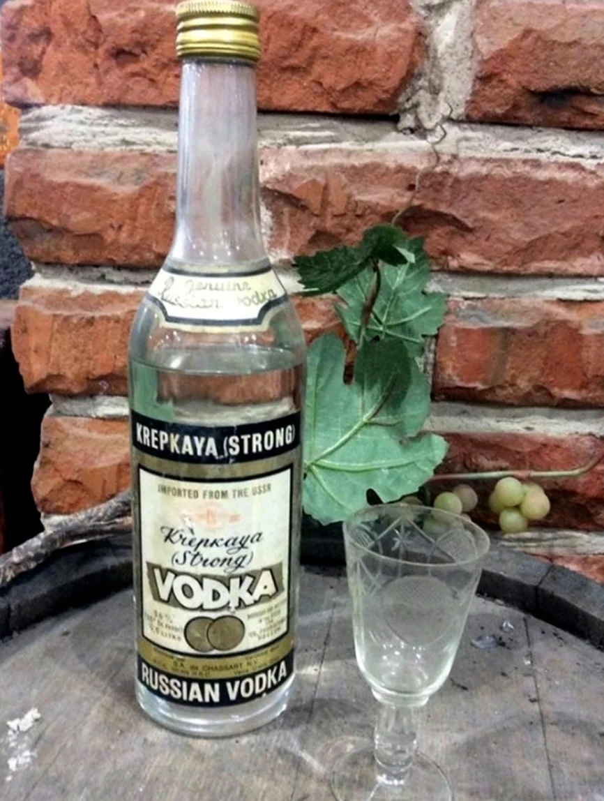 Водка крепкая СССР