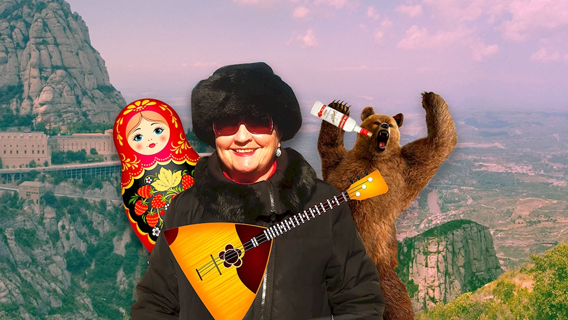 Водка Матрешка балалайка BADCOMEDIAN