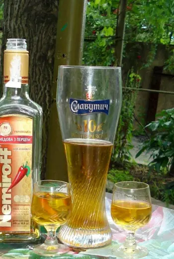 Водка пиво