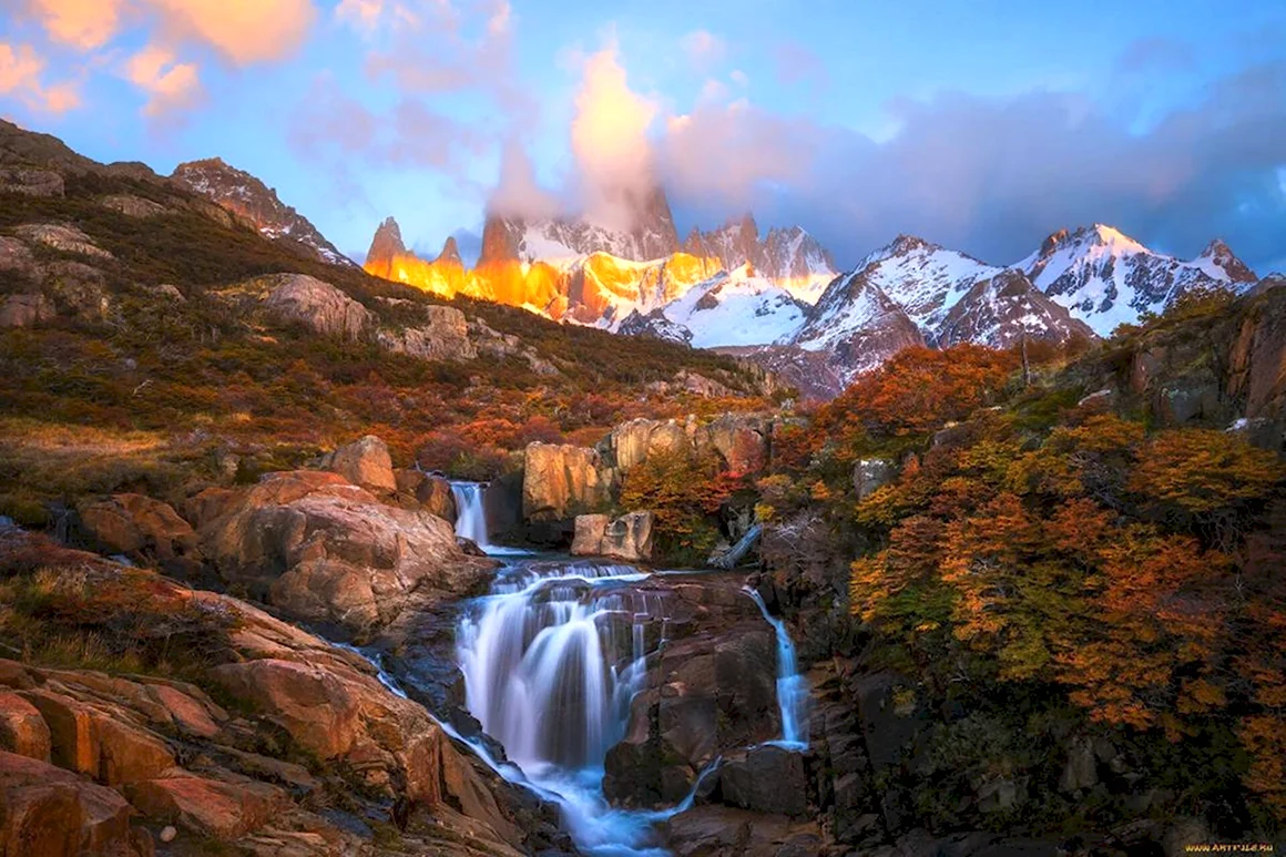 Водопад Анды Южная Америка