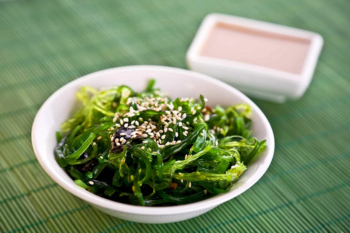 Водоросли вакаме Vegan food