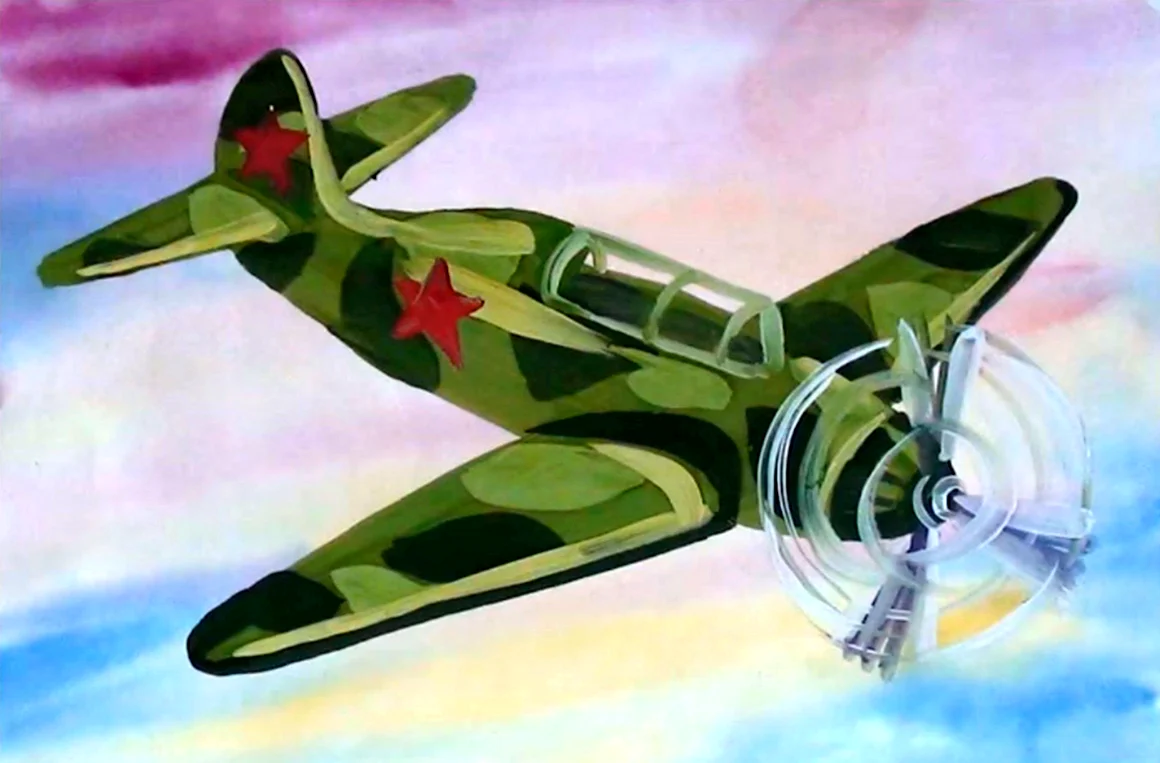 Военный самолет рисунок