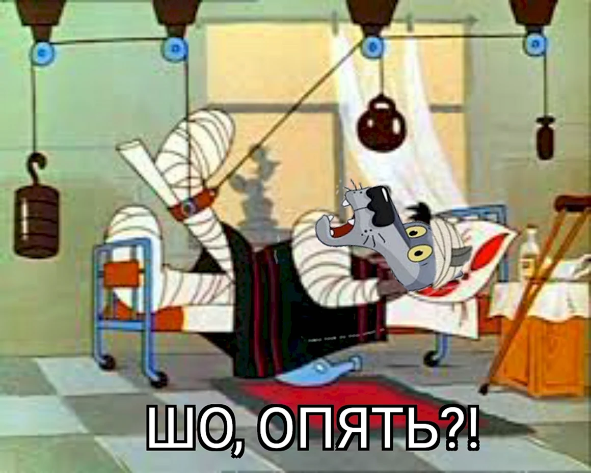 Волк в гипсе