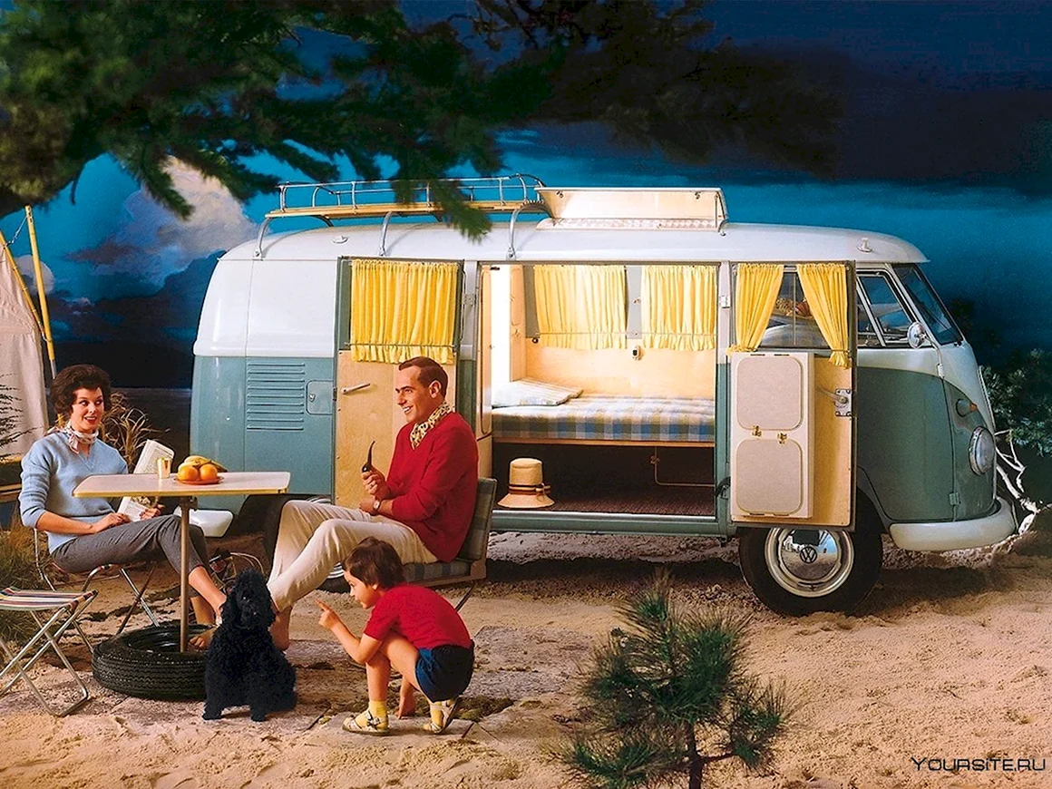 Volkswagen Camper t1 хиппи