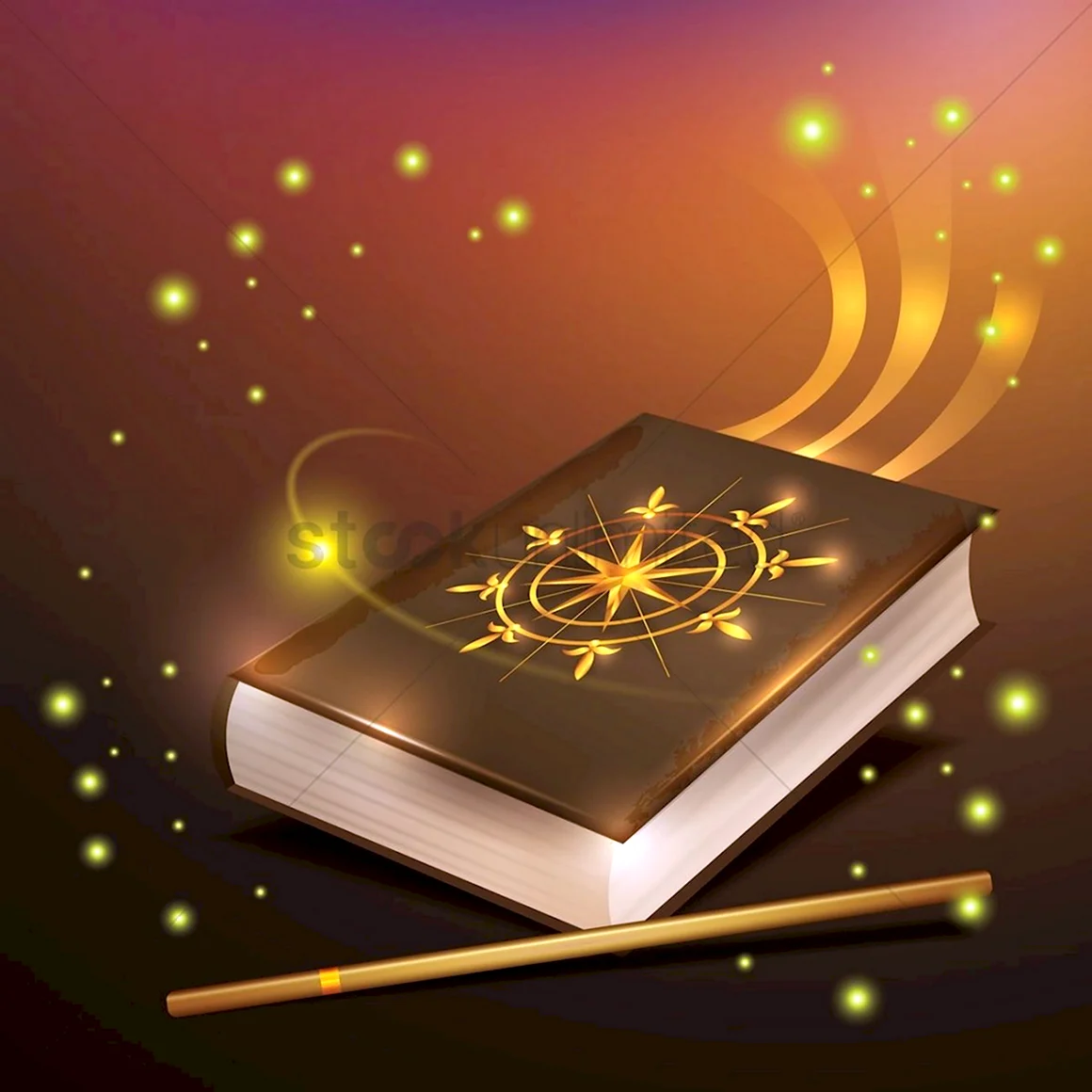 Волшебная книга закрытая