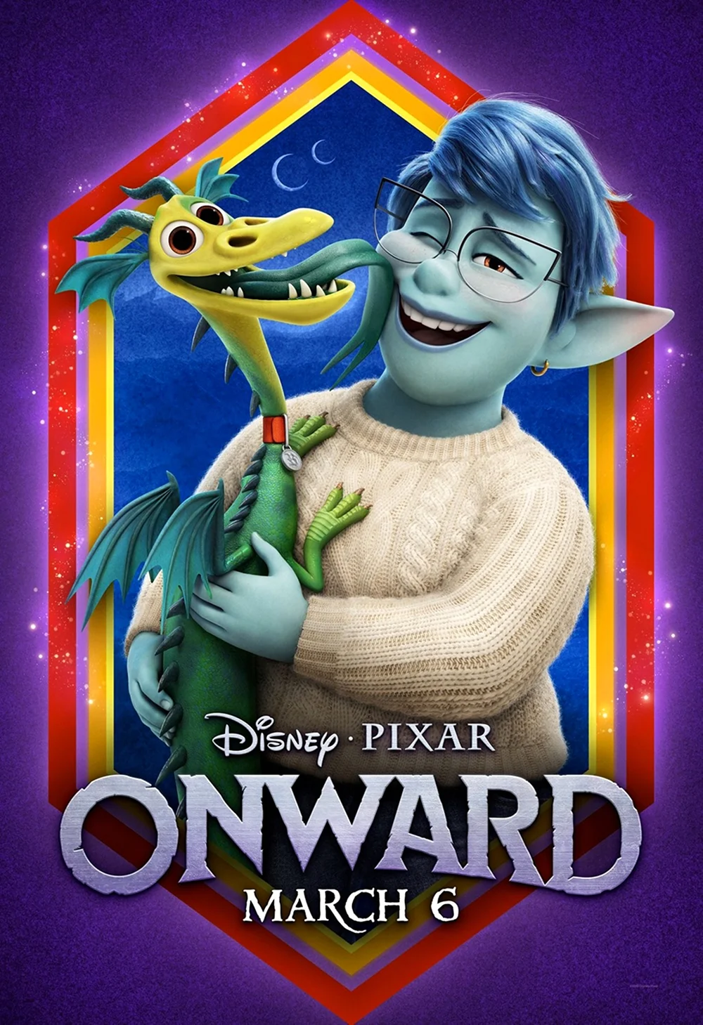 Вперёд onward 2020 Постер