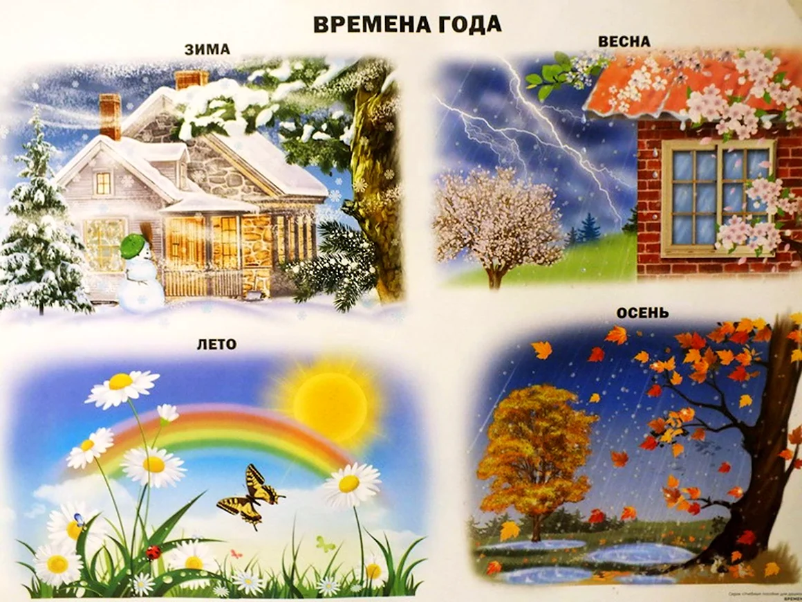 Времена года для дошкольников