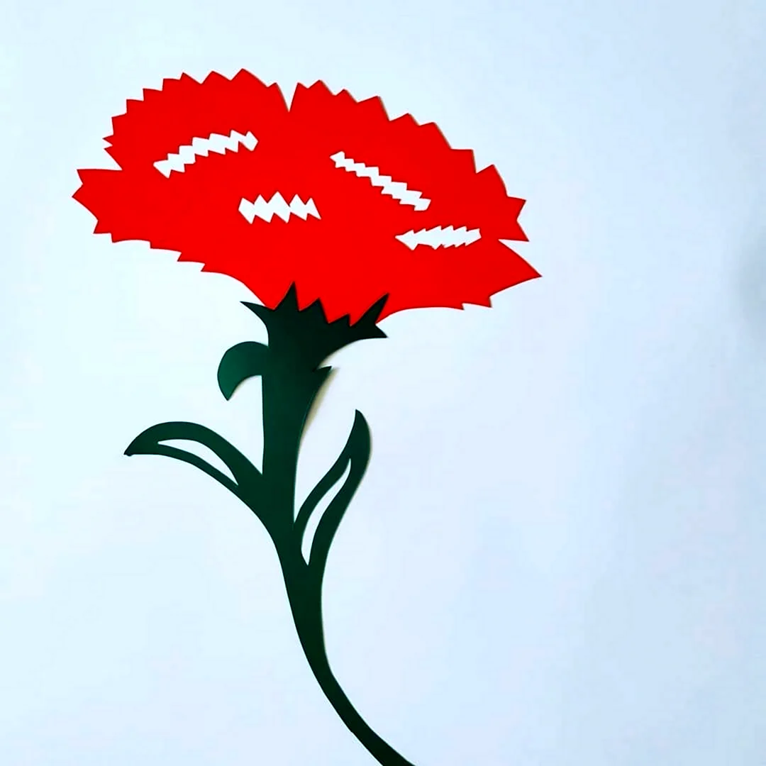 Вырезанки гвоздика