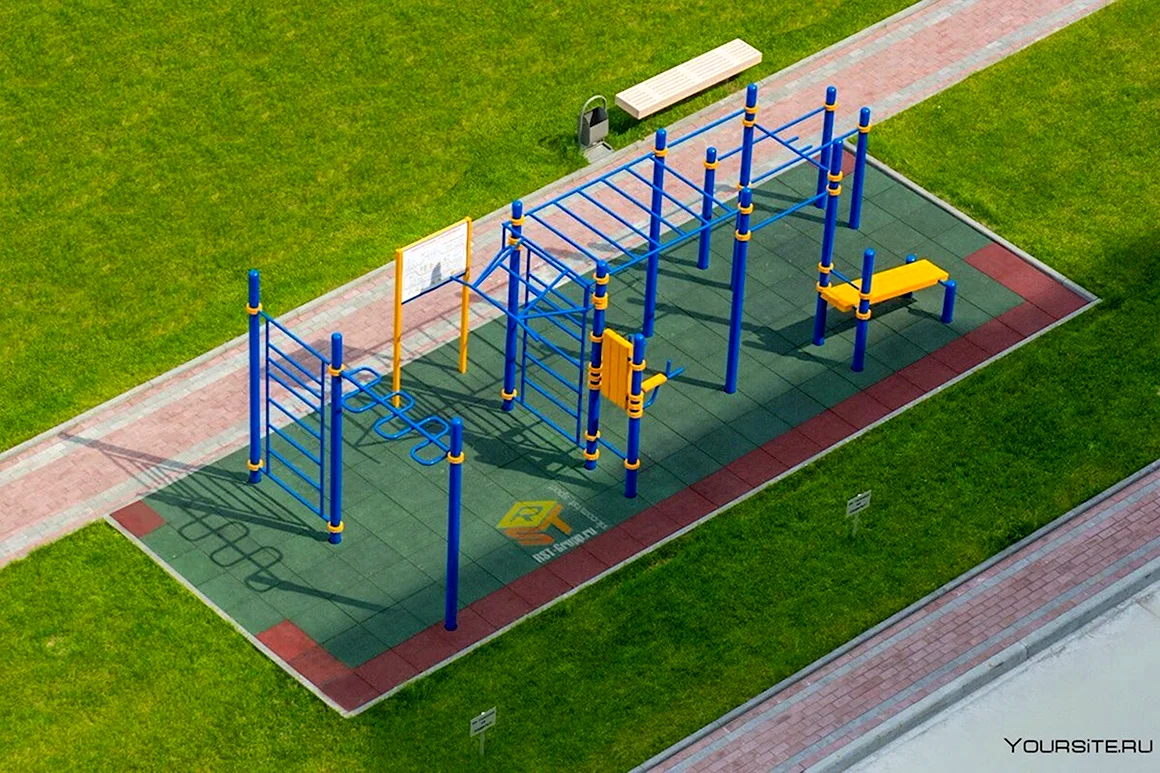Workout площадка 3ds Max