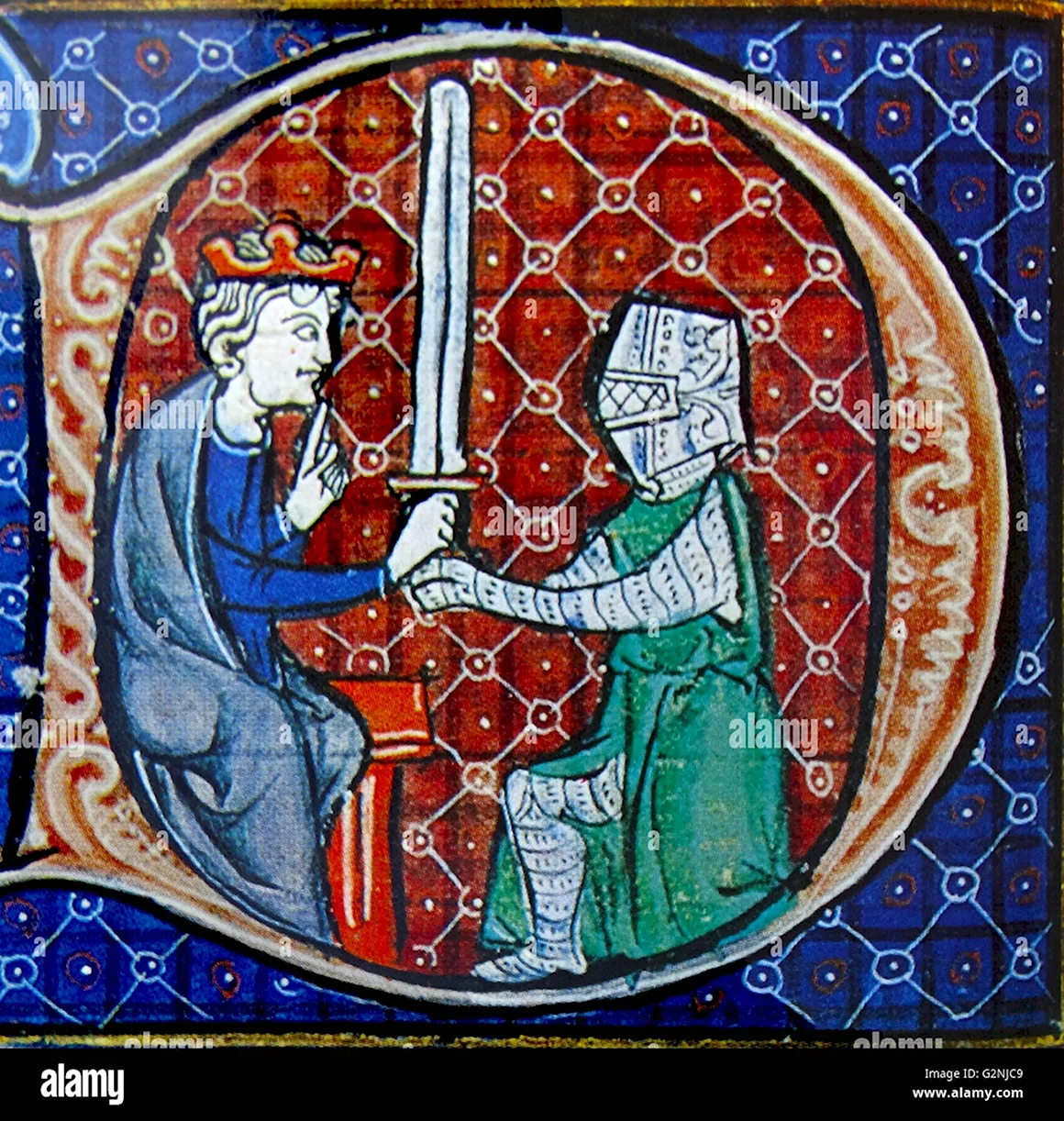 Западноевропейская Средневековая книжная миниатюра