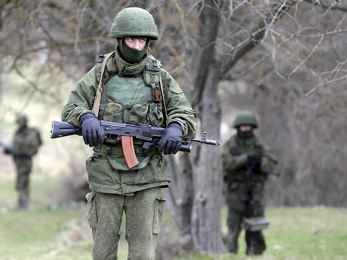 Зелёные человечки в Крыму