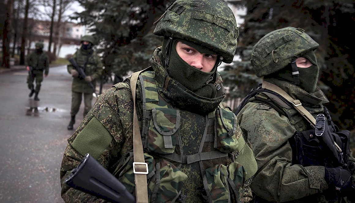 Зеленые человечки вежливые люди в Крыму