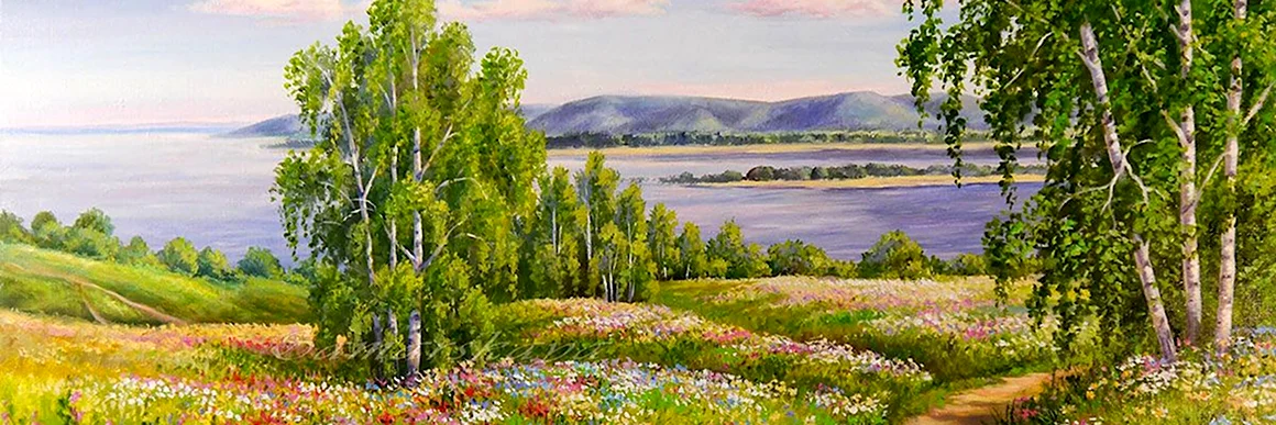 Живопись художник Елена Михайловна Самарская.