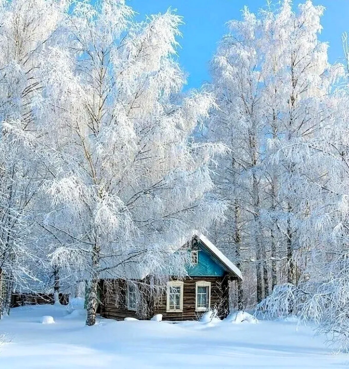 Зима в деревне