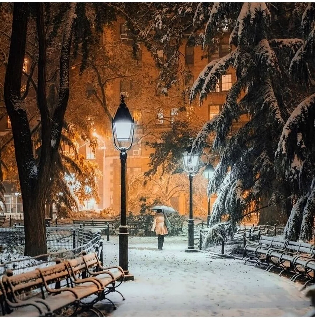 Зимний город