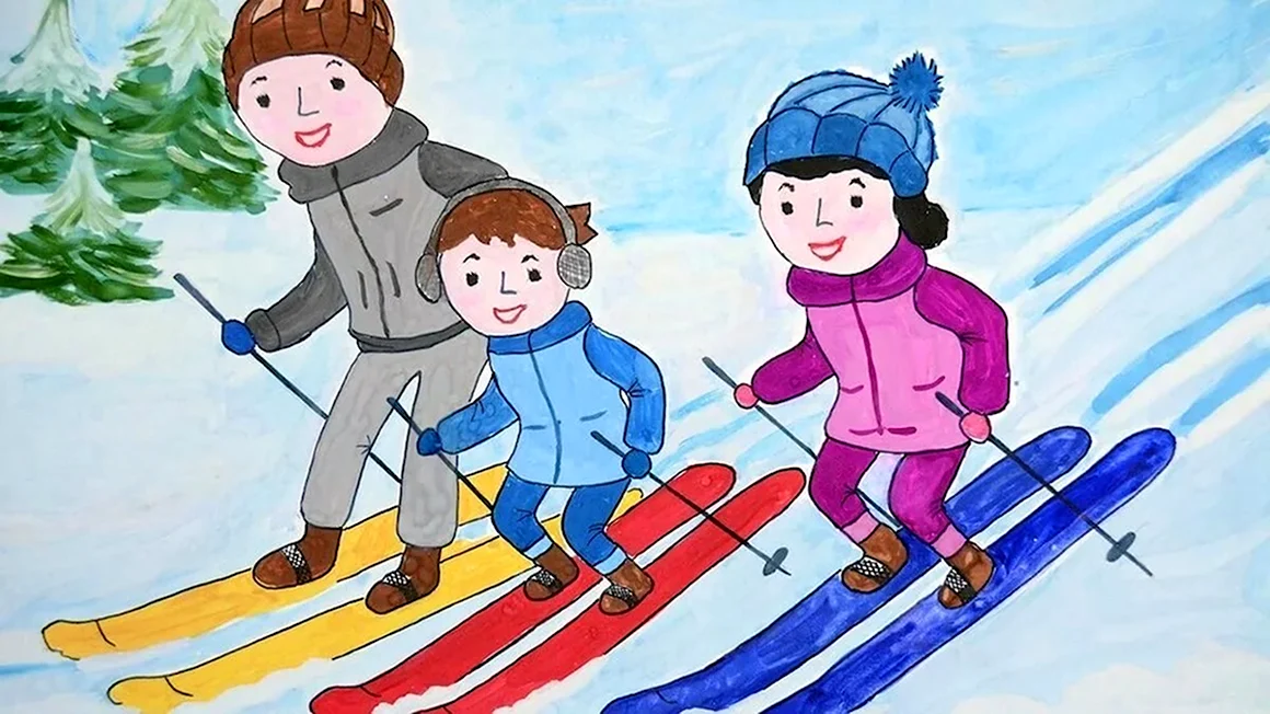 Зимний спорт для детей