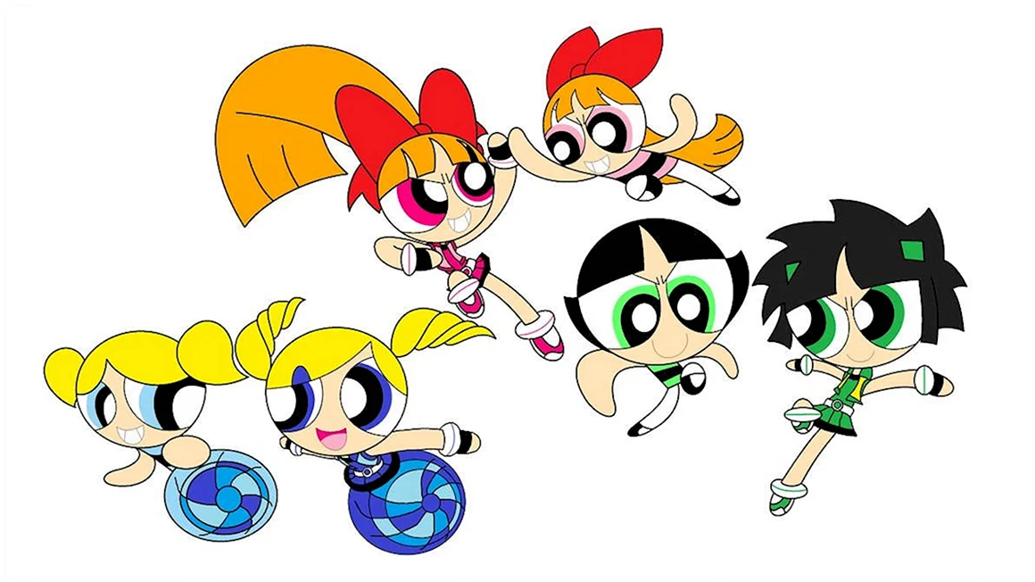 Злые супер крошки Powerpunk girls